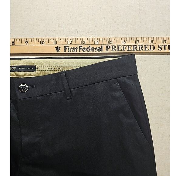 PTOW Womens Size US 14 EU 44 Wool Tiffany Trouser Career Office Capsule Black - Picture 5 of 12